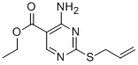 2-(ALLYLTHIO)-4-AMINO-5-PYRIMIDINECARBOXYLIC ACID ETHYL ESTER Structural