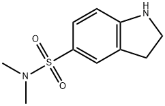 N,N-DIMETHYLINDOLINE-5-SULFONAMIDE Structural