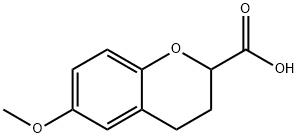 2H-1-BENZOPYRAN-2-CARBOXYLIC ACID, 3,4-DIHYDRO-6-METHOXY-