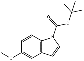 1-BOC-5-METHOXYINDOLE Structural