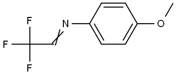 N-(2,2,2-TRIFLUOROETHYLIDENE)-4-METHOXYANILINE Structural