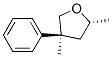 trans-Tetrahydro-2,4-dimethyl-4-phenyl-furan Structural