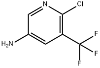 6-CHLORO-5-(TRIFLUOROMETHYL)PYRIDIN-3-AMINE Structural