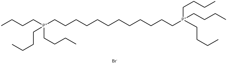 1,12-DODECANEDIYL-BIS(TRIBUTYLPHOSPHONIUM) DIBROMIDE Structural