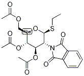 Ethyl 3,4,6-tri-O-acetyl-2-deoxy-2-phthalimido-b-D-thioglucopyranoside Structural