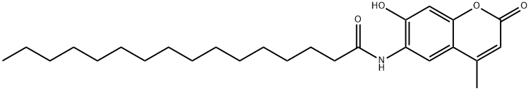 6-Hexadecanoylamido-4-methylumbelliferone Structural