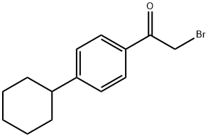 2-BROMO-1-(4-CYCLOHEXYLPHENYL)ETHANONE Structural