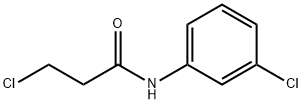 3-CHLORO-N-(3-CHLOROPHENYL)PROPANAMIDE Structural