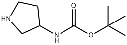 3-N-Boc-aminopyrrolidine Structural