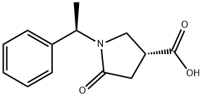 (1'R, 3R)-1-(1'-PHENYLETHYL)-5-OXO-3-PYRROLIDINE CARBOXYLIC ACID Structural