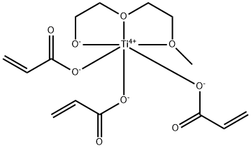 TITANIUM TRIACRYLATE METHOXYETHOXYETHOXIDE Structural