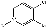 3-BroMo-4-chloro-pyridine 1-oxide Structural