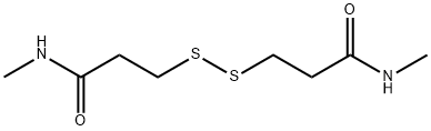 N,N'-Dimethyl-3,3'-dithiodipropionamide Structural