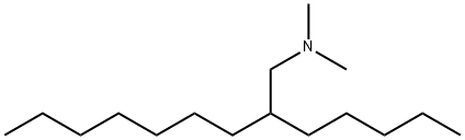 N,N-Dimethyl-2-pentylnonylamine Structural