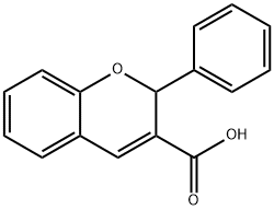 2H-1-Benzopyran-3-carboxylic acid, 2-phenyl-