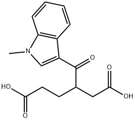 3-(1-methyl-1H-indole-3-carbonyl)hexanedioic acid