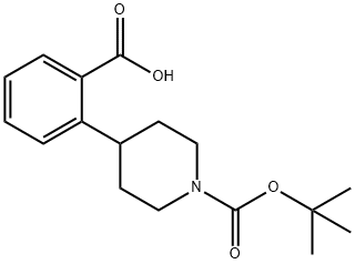 1-Boc-4-(2-Carboxyphenyl) Piperidine Structural