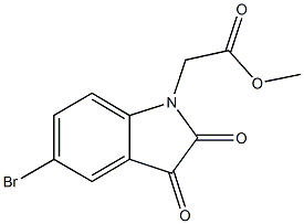 methyl 2-(5-bromo-2,3-dioxo-2,3-dihydro-1H-indol-1-yl)acetate