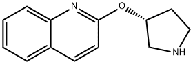 R-2-(Pyrrolidin-3-yloxy)-quinoline Structural
