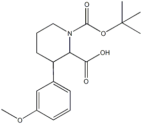 1-N-BOC-3-(3-METHOXYPHENYL)-PIPECOLIC ACID