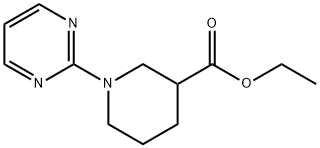Ethyl 1-pyrimidin-2-ylpiperidine-3-carboxylate Structural