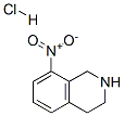 8-Nitro-1,2,3,4-Tetrahydroisoquinoline Hydrochloride Structural