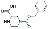 (S)-4-Cbz-piperazine-2-carboxylic acid Structural