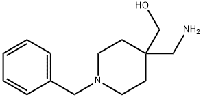 4-(AMINOMETHYL)-1-BENZYL-4-(HYDROXYMETHYL)PIPERIDINE Structural