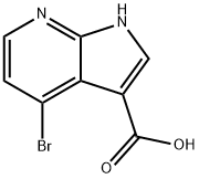 1H-Pyrrolo[2,3-b]pyridine-3-carboxylic  acid,  4-bromo-