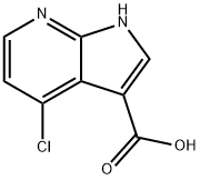 1H-Pyrrolo[2,3-b]pyridine-3-carboxylic  acid,  4-chloro- Structural