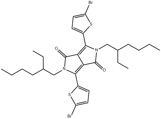 3,6-Bis(5-bromo-2-thienyl)-2,5-bis(2-ethylhexyl)-2,5-dihydropyrrolo[3,4-c]pyrrole-1,4-dione