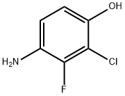 4-AMINO-2-CHLORO-3-FLUOROPHENOL Structural