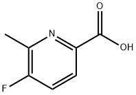 5-FLUORO-6-METHYLPYRIDINE-2-CARBOXYLIC ACID Structural