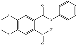 Phenyl4,5-dimethoxy-2-nitrobenzoate Structural