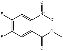 4,5-DIFLUORO-2-NITROBENZOIC ACID METHYL ESTER Structural