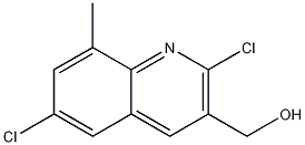 2,6-DICHLORO-8-METHYLQUINOLINE-3-METHANOL Structural