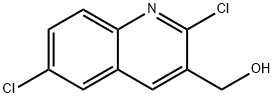 2,6-DICHLOROQUINOLINE-3-METHANOL Structural