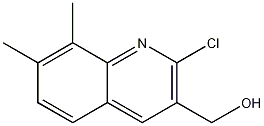 2-CHLORO-7,8-DIMETHYLQUINOLINE-3-METHANOL Structural