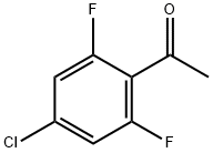 4'-CHLORO-2',6'-DIFLUOROACETOPHENONE Structural