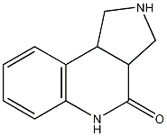 1,2,3,3A,5,9B-HEXAHYDRO-PYRROLO[3,4-C]QUINOLIN-4-ONE Structural