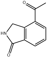 4-Acetyl-2,3-dihydro-isoindol-1-one Structural