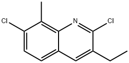 2,7-DICHLORO-3-ETHYL-8-METHYLQUINOLINE Structural