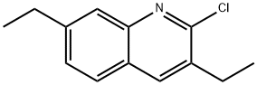 2-CHLORO-3,7-DIETHYLQUINOLINE Structural