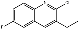 2-CHLORO-3-ETHYL-6-FLUOROQUINOLINE