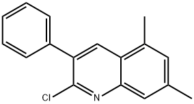 2-CHLORO-5,7-DIMETHYL-3-PHENYLQUINOLINE Structural