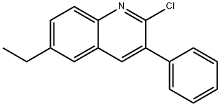 2-CHLORO-6-ETHYL-3-PHENYLQUINOLINE