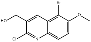 5-BROMO-2-CHLORO-6-METHOXYQUINOLINE-3-METHANOL