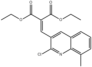 2-CHLORO-8-METHYL-3-(2,2-DIETHOXYCARBONYL)VINYLQUINOLINE