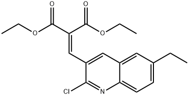 2-CHLORO-6-ETHYL-3-(2,2-DIETHOXYCARBONYL)VINYLQUINOLINE