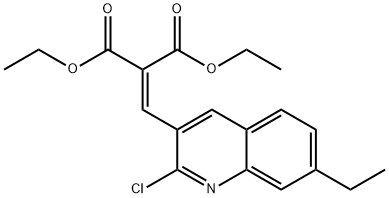 2-CHLORO-7-ETHYL-3-(2,2-DIETHOXYCARBONYL)VINYLQUINOLINE